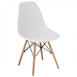 CADEIRA EAMES ASSENTO EM POLIPROPILENO